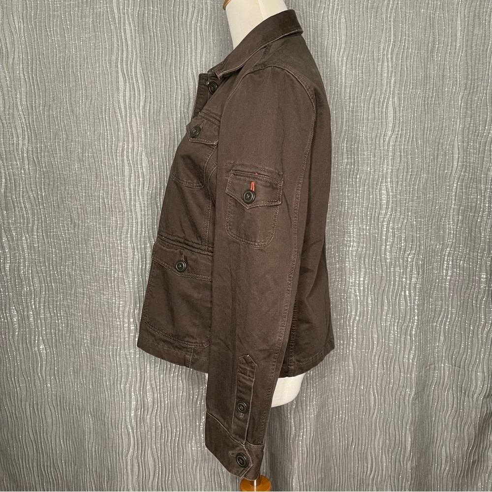 J. Crew brown aged utility jacket - Picture 4 of 9